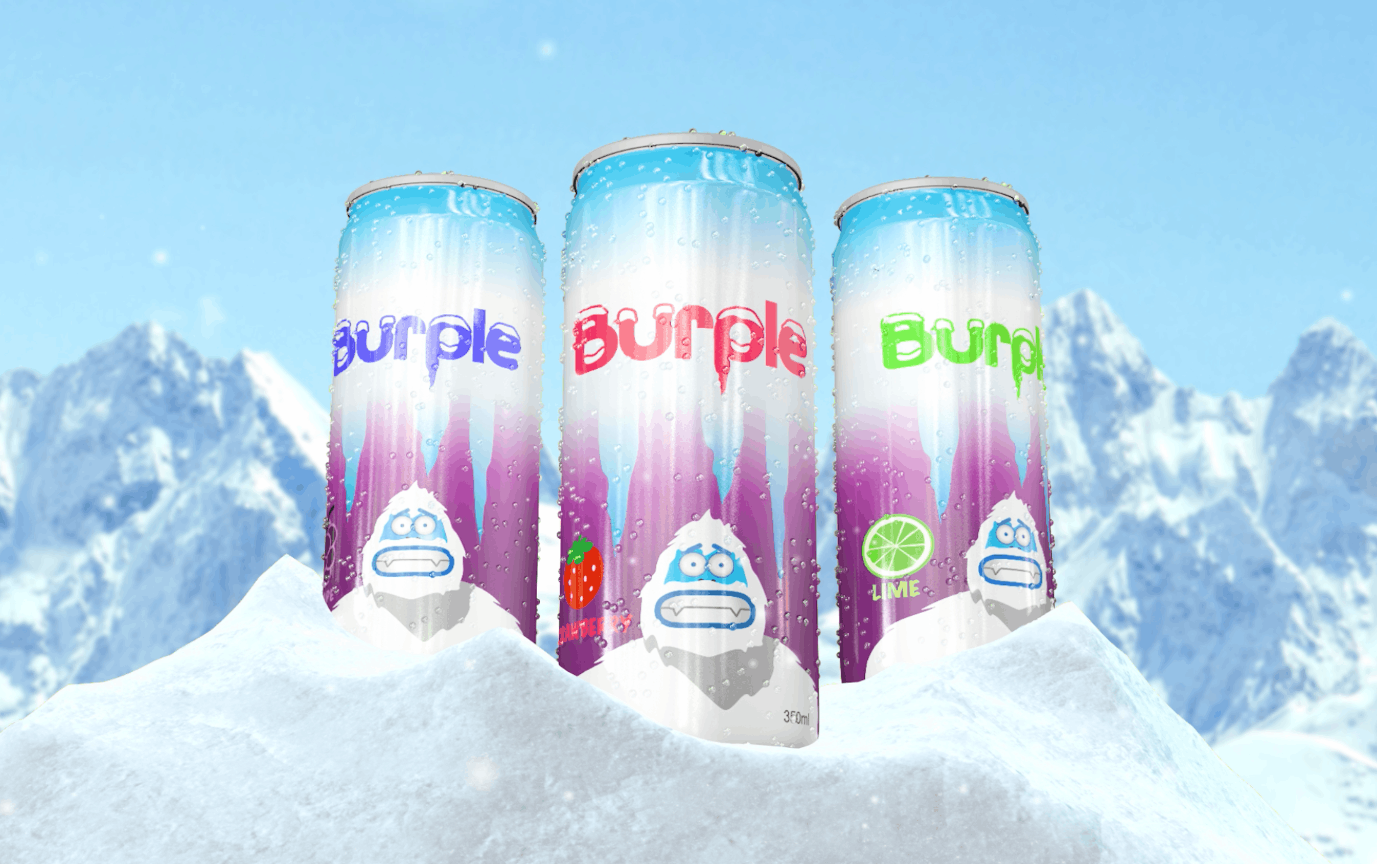 Energy Drink Brand Work - Burple
